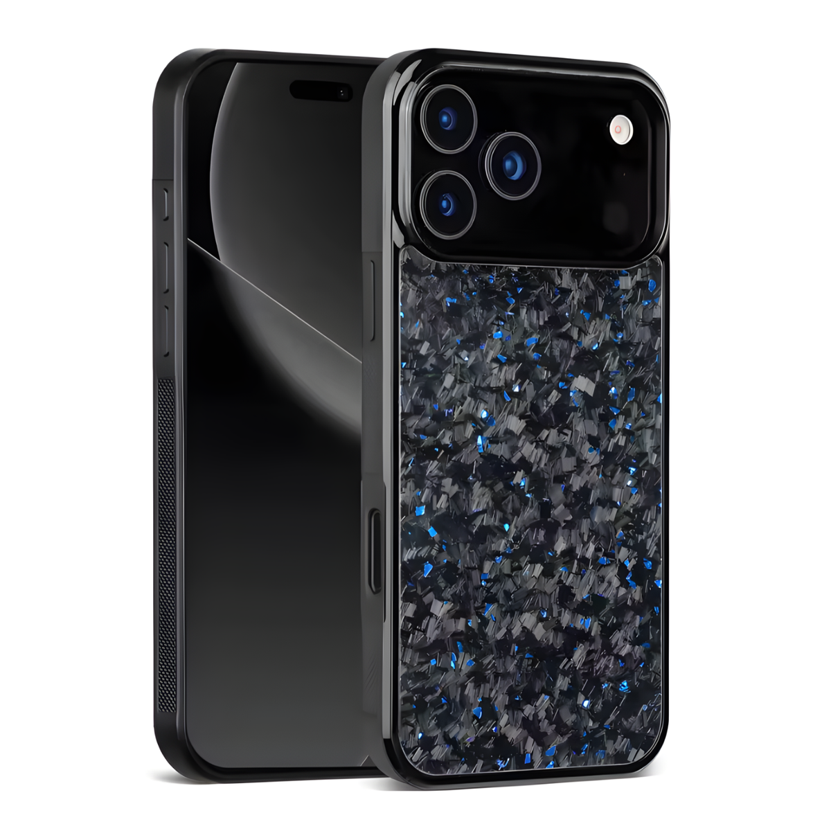 Forged Carbon Fiber Case iPhone Blue