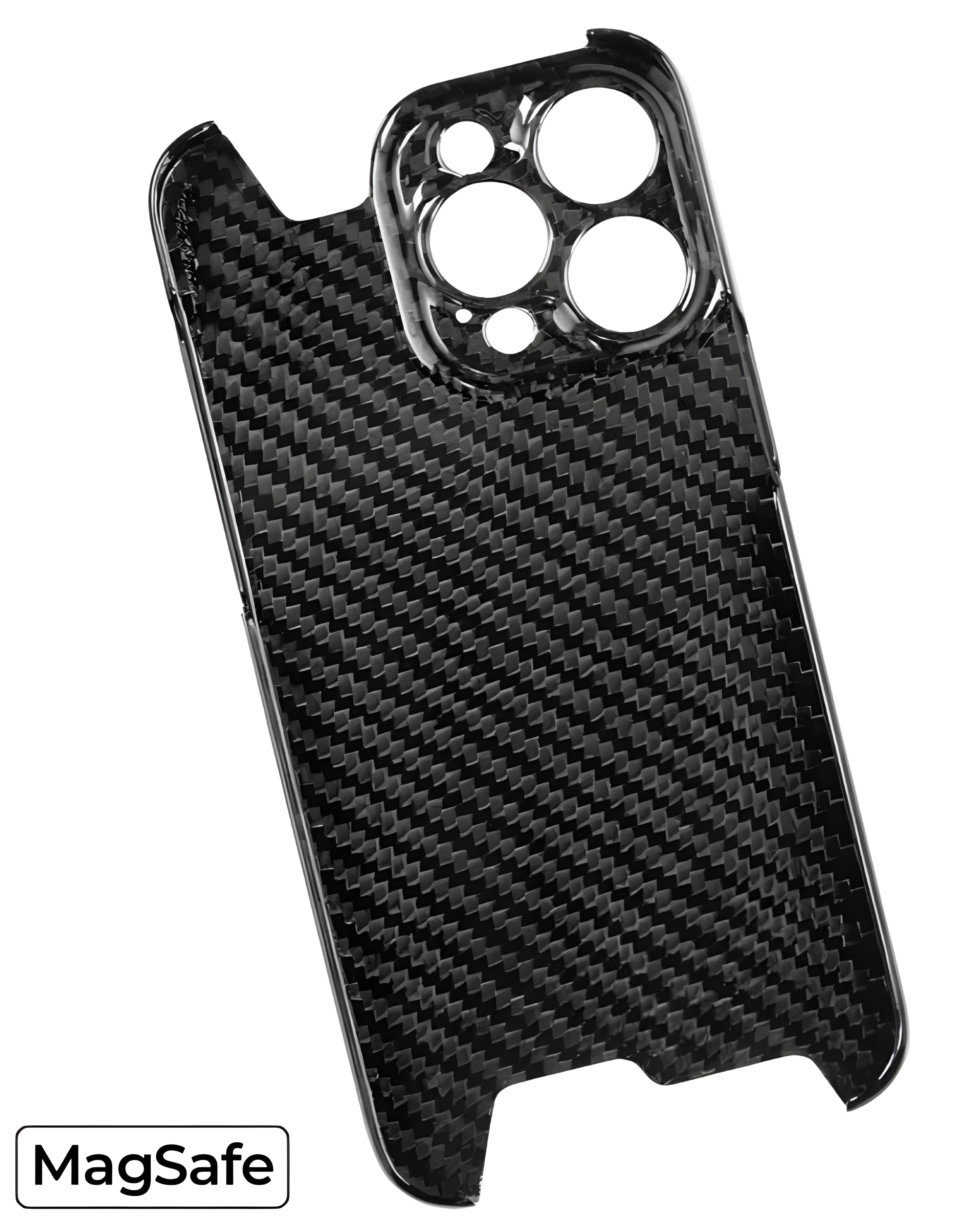 Full Carbon Fiber Case iPhone Blue