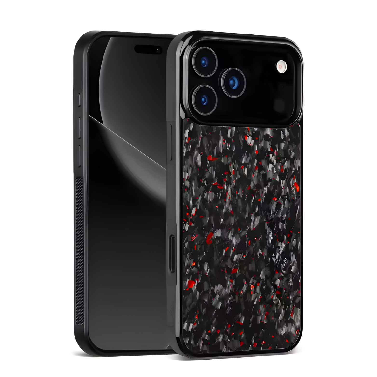 Forged Carbon Fiber Case iPhone Red