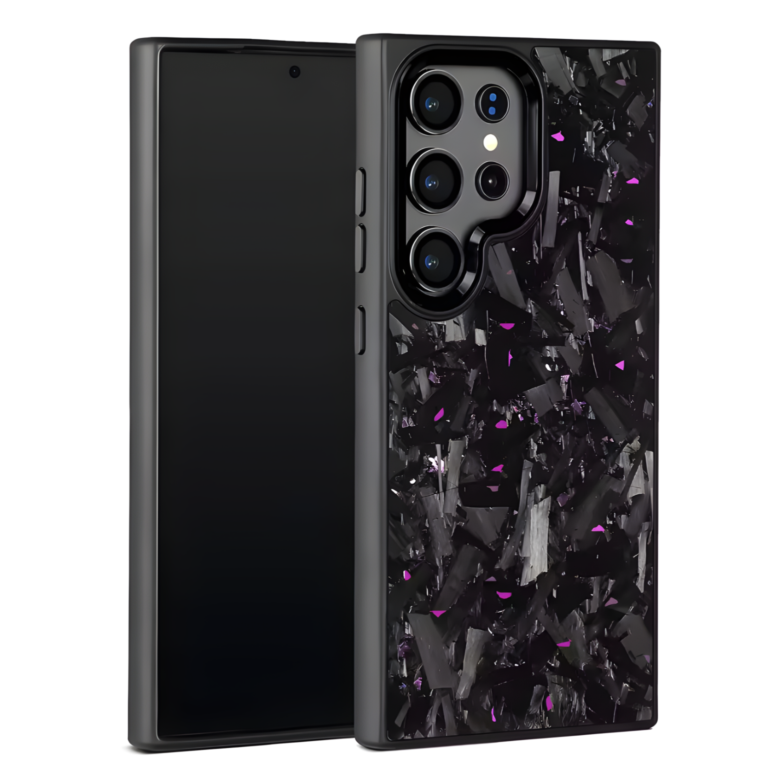 Forged Carbon Fiber Case Samsung Purple V2